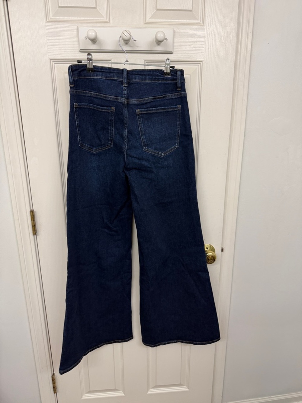 Quince Bella Stretch Palazzo Jeans in Midnight Blue: 28 - Picture 7 of 7